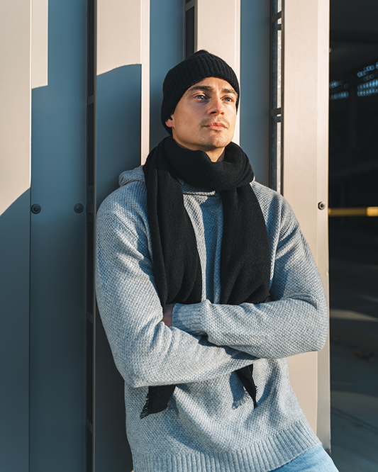 Beanie und Schal  – SET