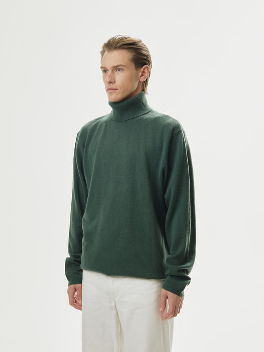 PureForm Roll-Neck – middle green